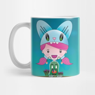 KS Kawaii Character Manga 01 And Grillo V1.2.4. Mug